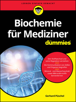 cover image of Biochemie für Mediziner für Dummies